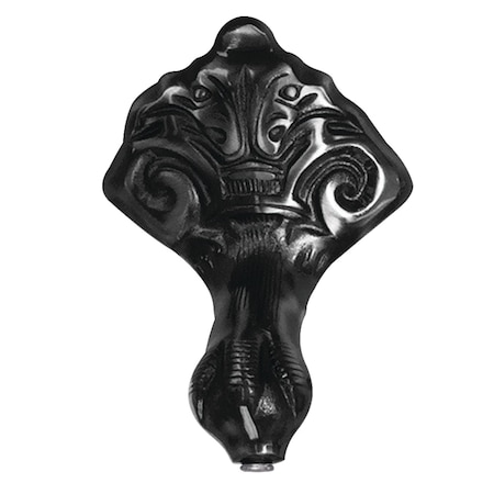 Aqua Eden VCTNF0 Iron Tub Feet, 4 Pieces (Set), Matte Black VCTNF0